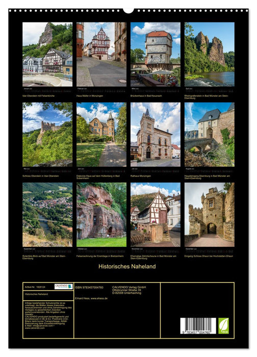 Historisches Naheland (CALVENDO Premium Wandkalender 2025)