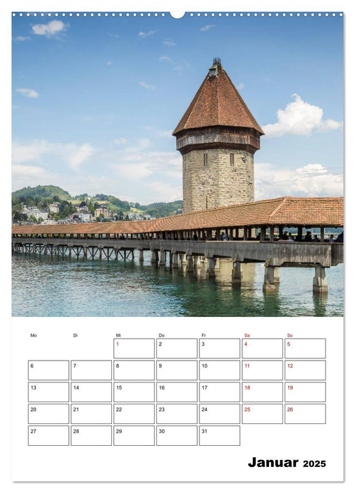 Willkommen in Luzern (CALVENDO Wandkalender 2025)