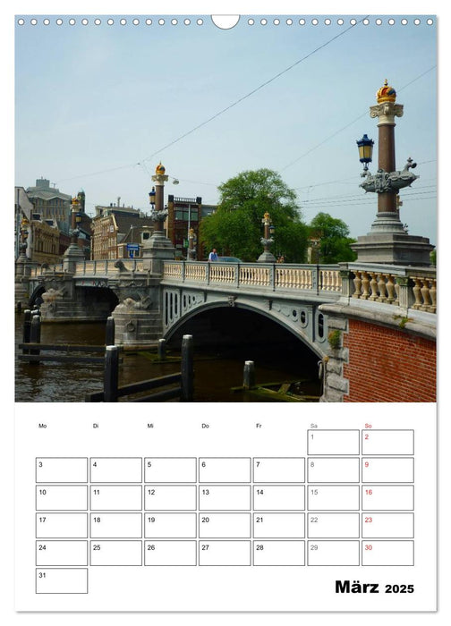 Leben in Amsterdam (CALVENDO Wandkalender 2025)