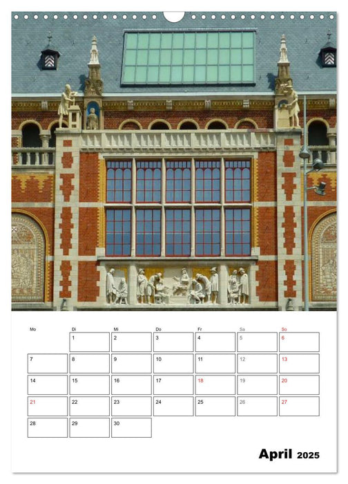 Leben in Amsterdam (CALVENDO Wandkalender 2025)