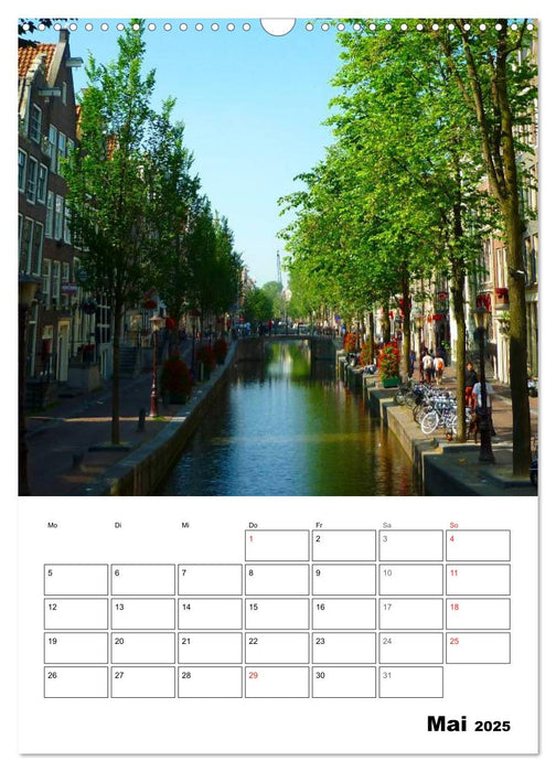 Leben in Amsterdam (CALVENDO Wandkalender 2025)