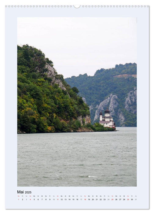 Die Donau von Passau zum Delta (CALVENDO Premium Wandkalender 2025)