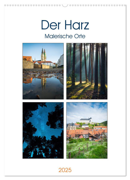 Der Harz - Malerische Orte (CALVENDO Wandkalender 2025)
