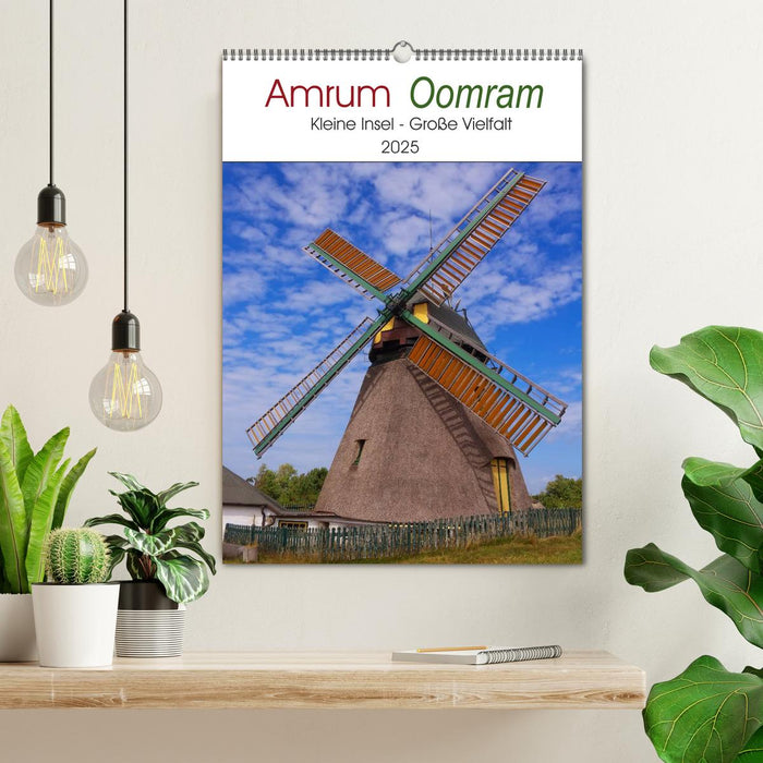Amrum - Oomram, Kleine Insel - Große Vielfalt (CALVENDO Wandkalender 2025)