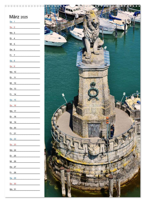 Lindau - Inselstadt am Bodensee (CALVENDO Wandkalender 2025)