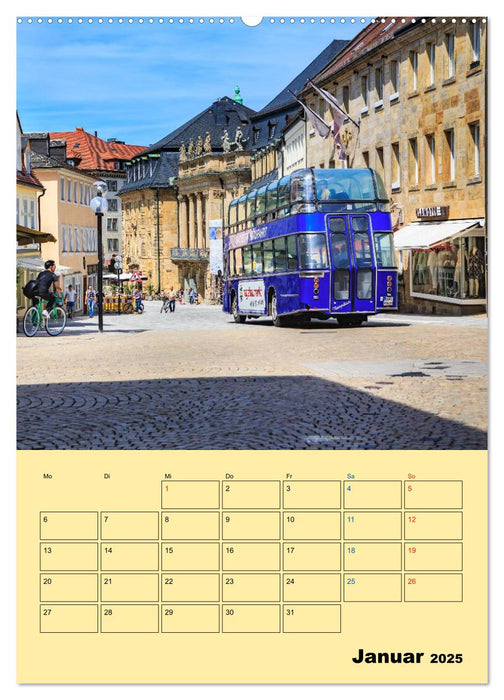Bayreuth - die oberfränkische Hauptstadt (CALVENDO Wandkalender 2025)