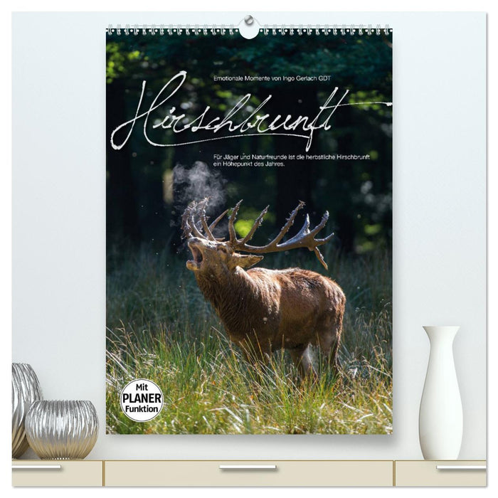 Emotionale Momente: Hirschbrunft (CALVENDO Premium Wandkalender 2025)