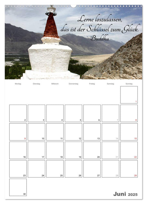 Harmonie und Freude Buddhistische Weisheiten 2025 (CALVENDO Premium Wandkalender 2025)