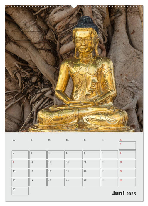 BUDDHA - Das sanfte Lächeln (CALVENDO Premium Wandkalender 2025)