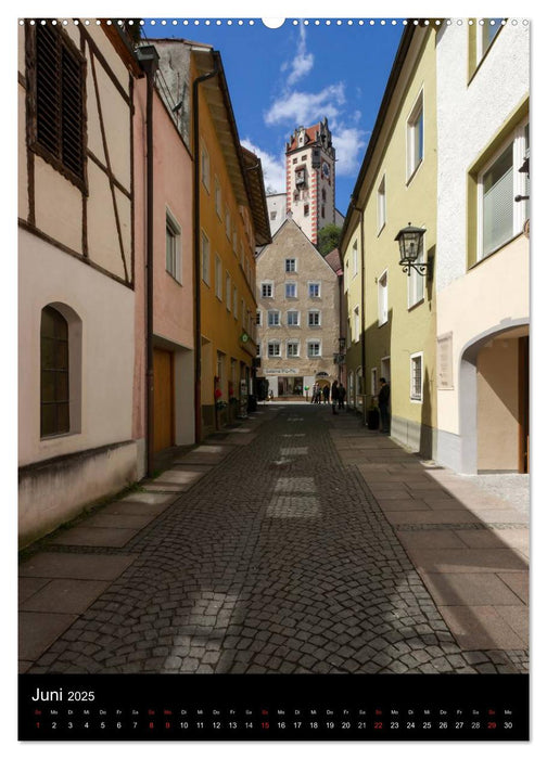 Ein Spaziergang durch Füssen (CALVENDO Wandkalender 2025)