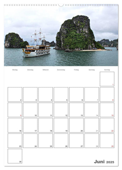 Vietnam 2025 Land der Kontraste (CALVENDO Premium Wandkalender 2025)