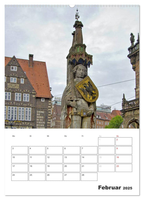 Highlights in Bremen (CALVENDO Wandkalender 2025)