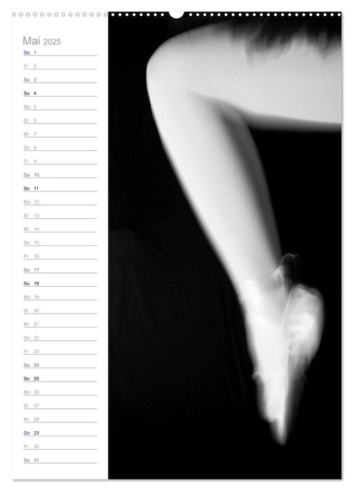 Ballett in Schwarzweiss (CALVENDO Premium Wandkalender 2025)