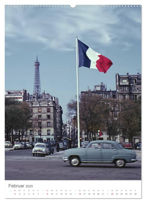 Paris, damals ... (CALVENDO Premium Wandkalender 2025)