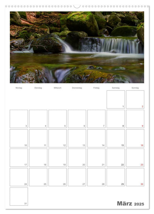 Harzer Wasserwelten (CALVENDO Premium Wandkalender 2025)