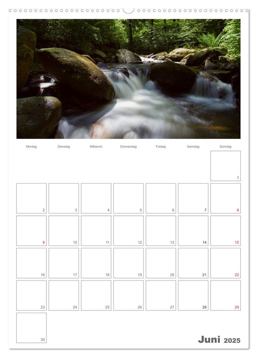 Harzer Wasserwelten (CALVENDO Premium Wandkalender 2025)