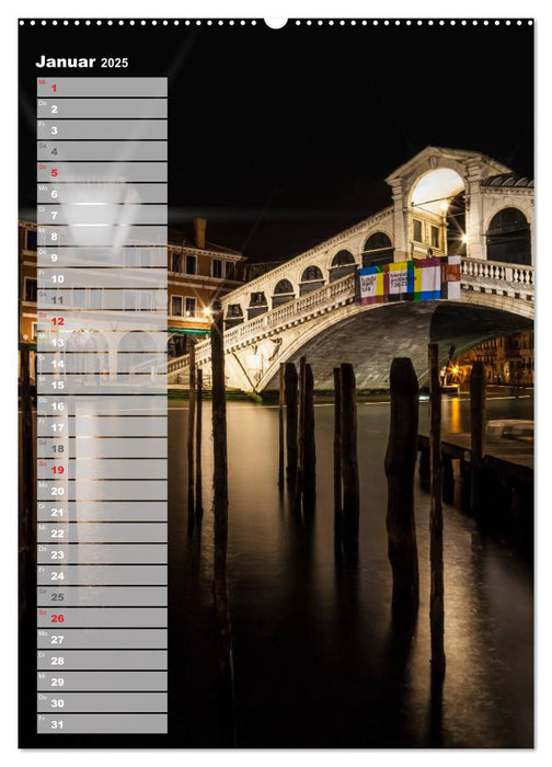 VENEDIG Klassische Momente (CALVENDO Premium Wandkalender 2025)