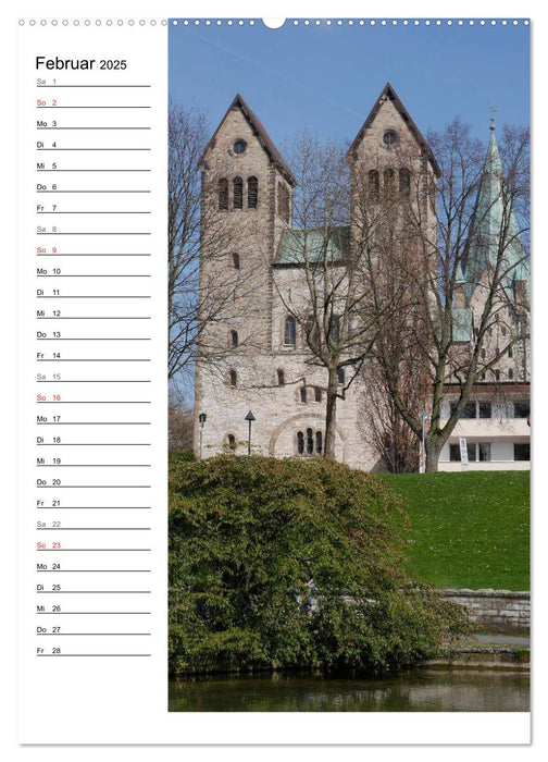 Streifzüge durch Paderborn (CALVENDO Premium Wandkalender 2025)