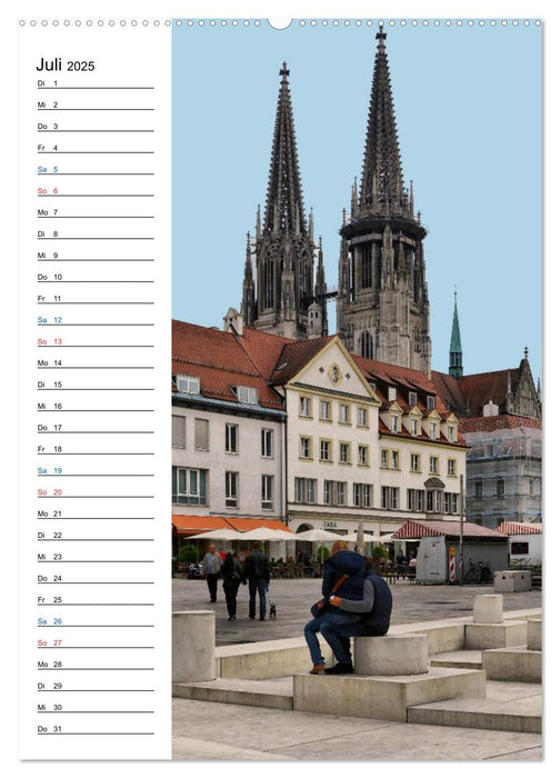 Regensburg - Ansichtssache (CALVENDO Premium Wandkalender 2025)