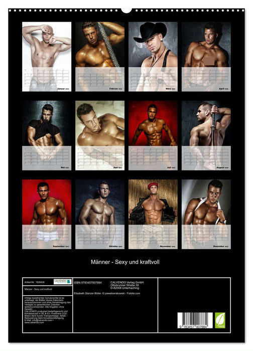 Männer - Sexy und kraftvoll (CALVENDO Premium Wandkalender 2025)
