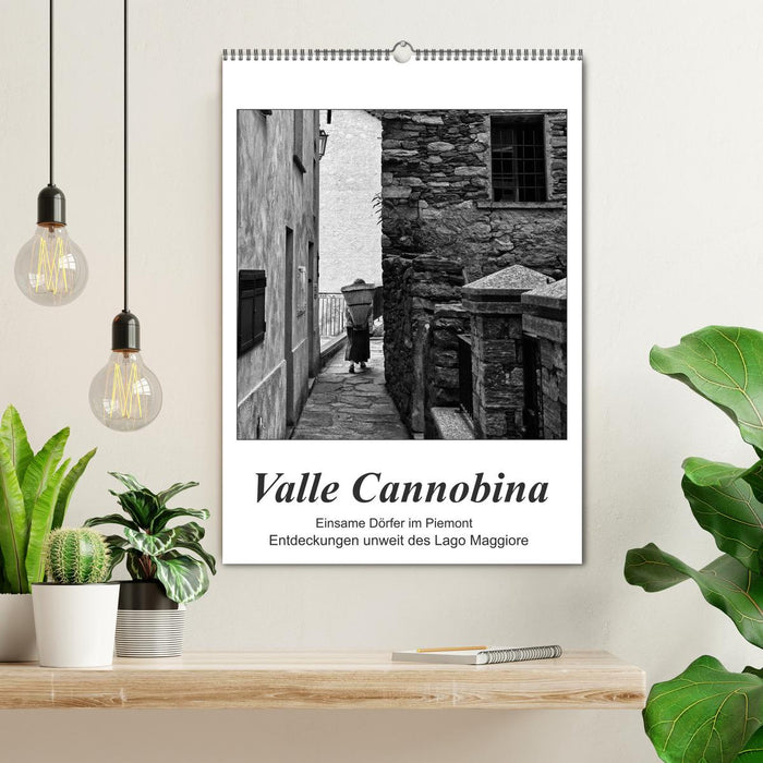 Valle Cannobina - Einsame Dörfer im Piemont (CALVENDO Wandkalender 2025)