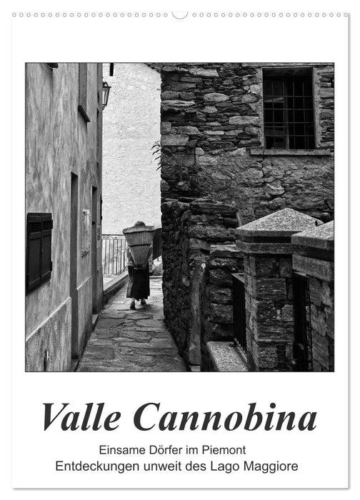 Valle Cannobina - Einsame Dörfer im Piemont (CALVENDO Wandkalender 2025)