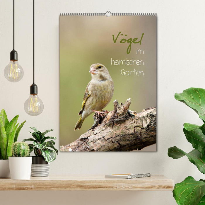 Vögel im heimischen Garten (CALVENDO Wandkalender 2025)