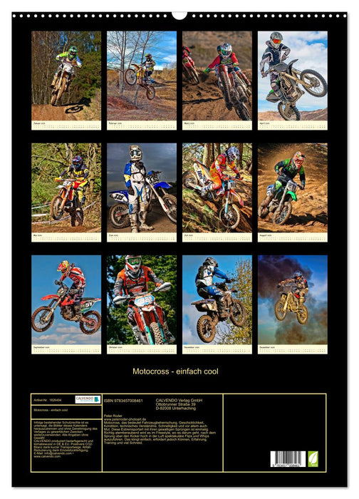 Motocross - einfach cool (CALVENDO Wandkalender 2025)