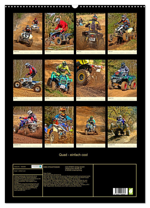 Quad - einfach cool (CALVENDO Wandkalender 2025)