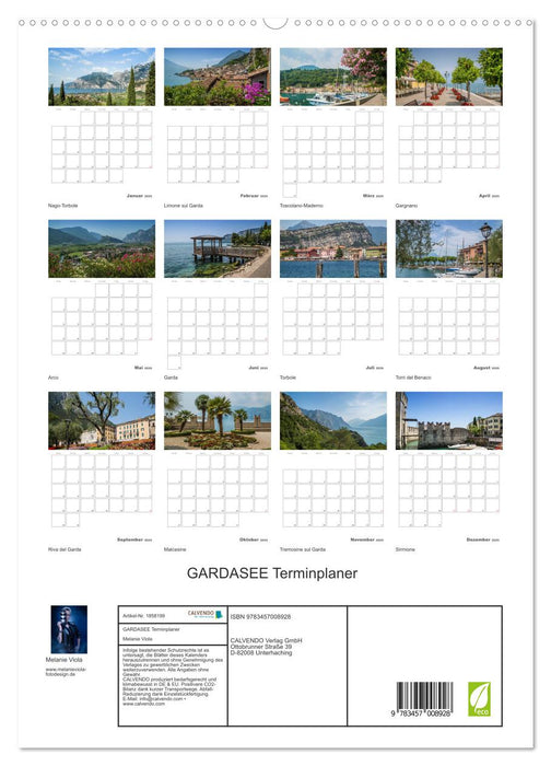 GARDASEE Terminplaner (CALVENDO Premium Wandkalender 2025)