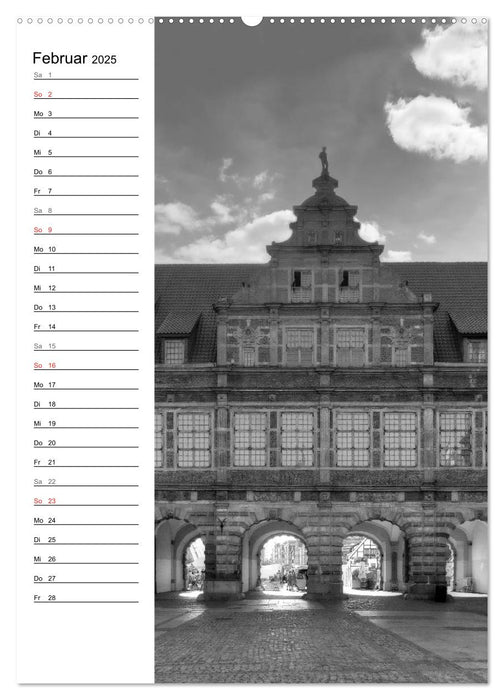 Danzig - Historischer Stadtkern (CALVENDO Premium Wandkalender 2025)