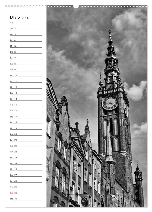 Danzig - Historischer Stadtkern (CALVENDO Premium Wandkalender 2025)