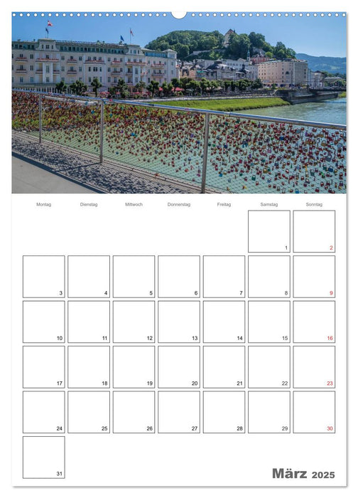 Bezauberndes SALZBURG / Terminplaner (CALVENDO Premium Wandkalender 2025)