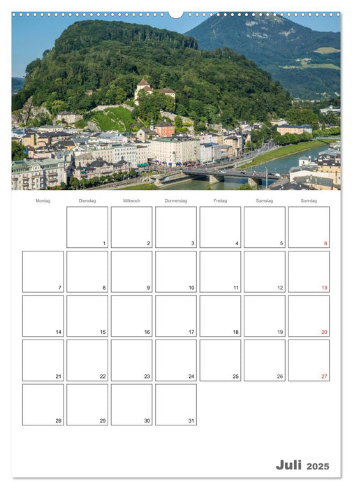 Bezauberndes SALZBURG / Terminplaner (CALVENDO Premium Wandkalender 2025)