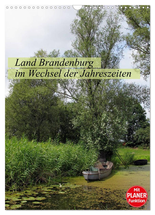 Land Brandenburg im Wechsel der Jahreszeiten (CALVENDO Wandkalender 2025)