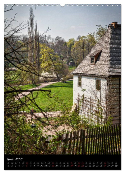 Weimar - Die Stadt im Park (CALVENDO Premium Wandkalender 2025)