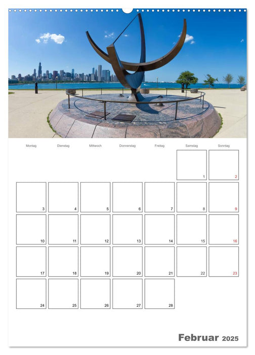 CHICAGO Terminplaner (CALVENDO Premium Wandkalender 2025)