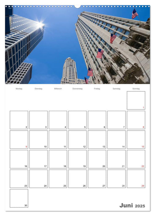 CHICAGO Terminplaner (CALVENDO Premium Wandkalender 2025)
