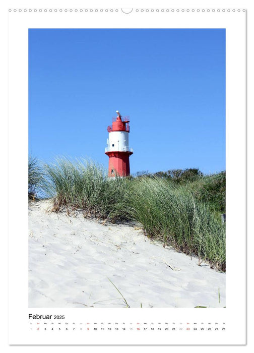 Borkum - Inselträume an der Nordsee (CALVENDO Premium Wandkalender 2025)