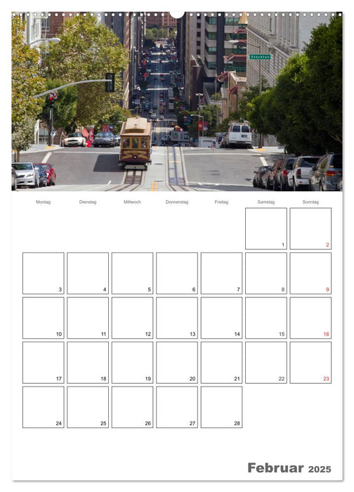 SAN FRANCISCO Terminplaner (CALVENDO Premium Wandkalender 2025)