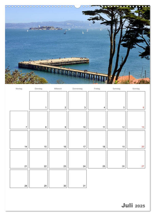 SAN FRANCISCO Terminplaner (CALVENDO Premium Wandkalender 2025)