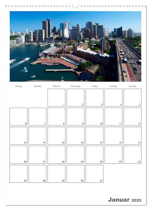 SYDNEY Terminplaner (CALVENDO Premium Wandkalender 2025)