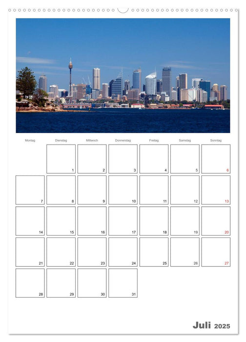 SYDNEY Terminplaner (CALVENDO Premium Wandkalender 2025)