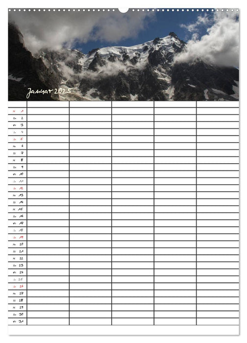 Magische Bergwelten (CALVENDO Premium Wandkalender 2025)