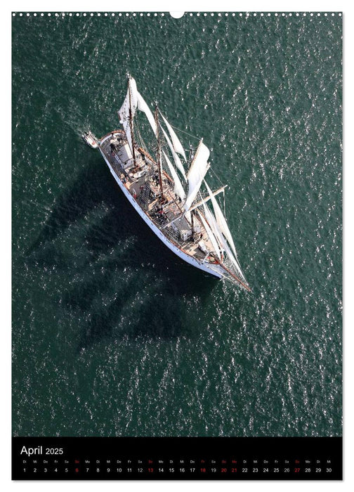 Segelschiffe von damals (CALVENDO Premium Wandkalender 2025)