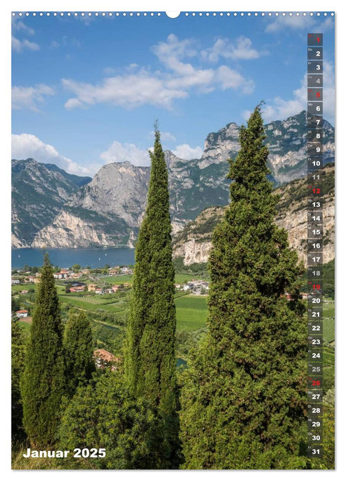 IDYLLISCHER GARDASEE Riva del Garda und Torbole (CALVENDO Premium Wandkalender 2025)