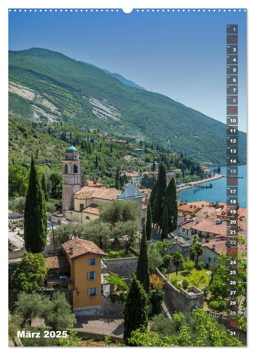 IDYLLISCHER GARDASEE Riva del Garda und Torbole (CALVENDO Premium Wandkalender 2025)