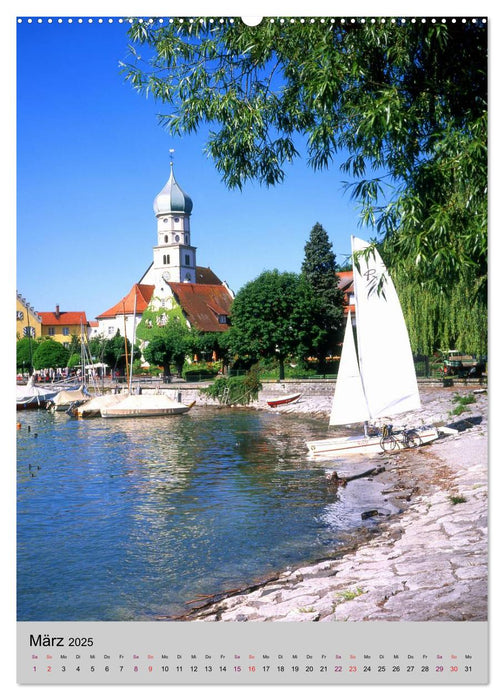 Der Bodensee mit seinen Sehenswürdigkeiten (CALVENDO Wandkalender 2025)