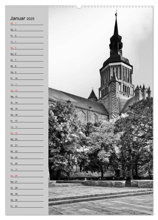 Stralsund. Ein Hauch längst vergangener Zeiten (CALVENDO Premium Wandkalender 2025)