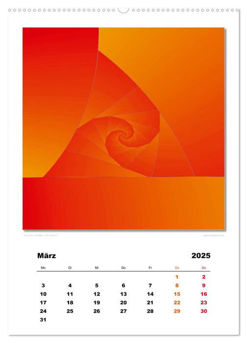 Ästhetisches Chaos - Morgenröte (CALVENDO Premium Wandkalender 2025)